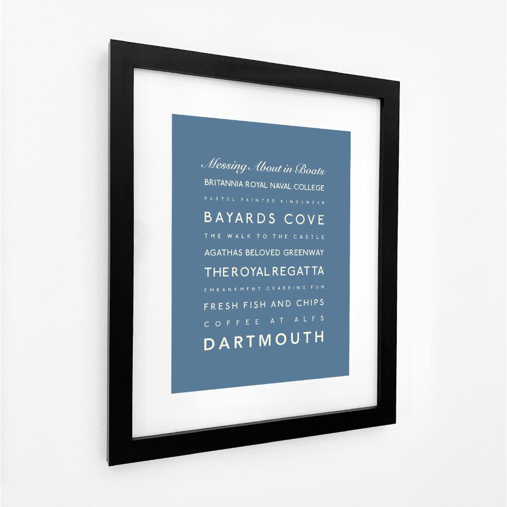 Dartmouth Typographic Print-SeaKisses