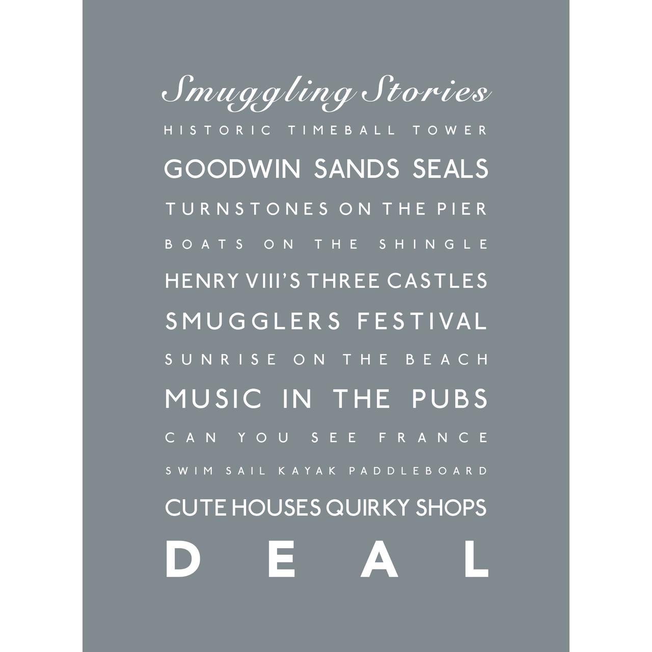 Deal Typographic Print-SeaKisses