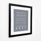 Deal Typographic Print-SeaKisses