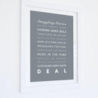 Deal Typographic Print-SeaKisses