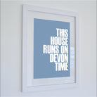 Devon Time Typographic Print-SeaKisses