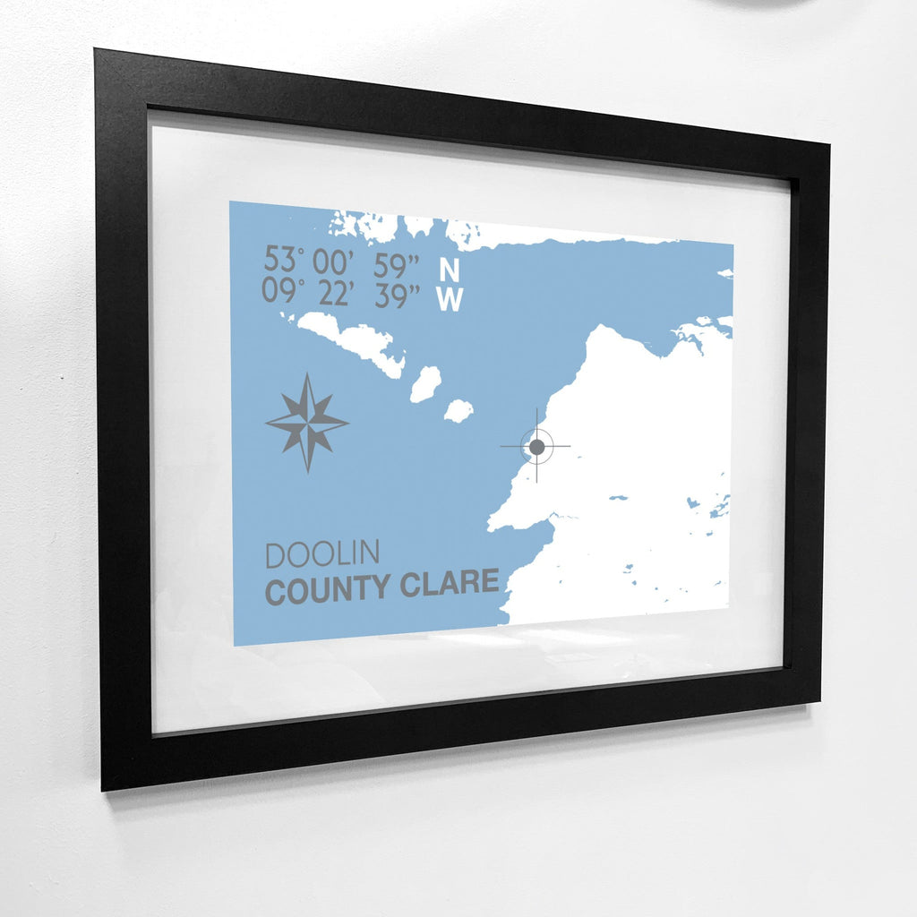 Doolin Coastal Map Print-SeaKisses