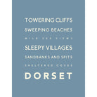 Dorset Typographic Print-SeaKisses