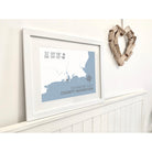 Dunmore East Coastal Map Print-SeaKisses