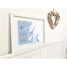 Dunoon Coastal Map Print-SeaKisses