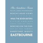 Eastbourne Typographic Print-SeaKisses