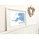 Edinburgh Coastal Map Print-SeaKisses