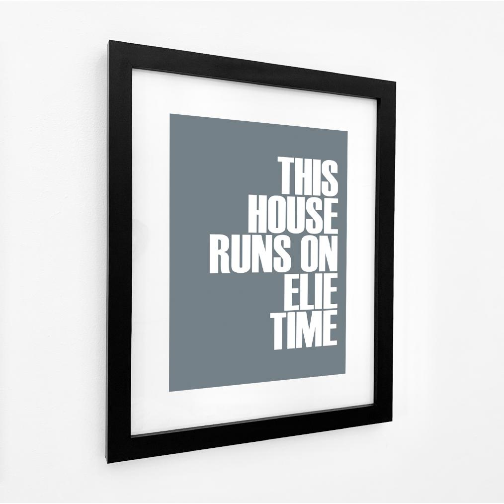 Elie Time Typographic Print-SeaKisses