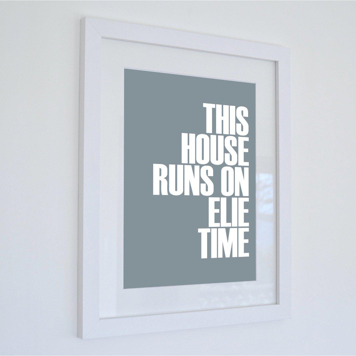 Elie Time Typographic Print-SeaKisses