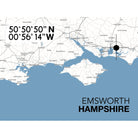 Emsworth Landmark Map-SeaKisses