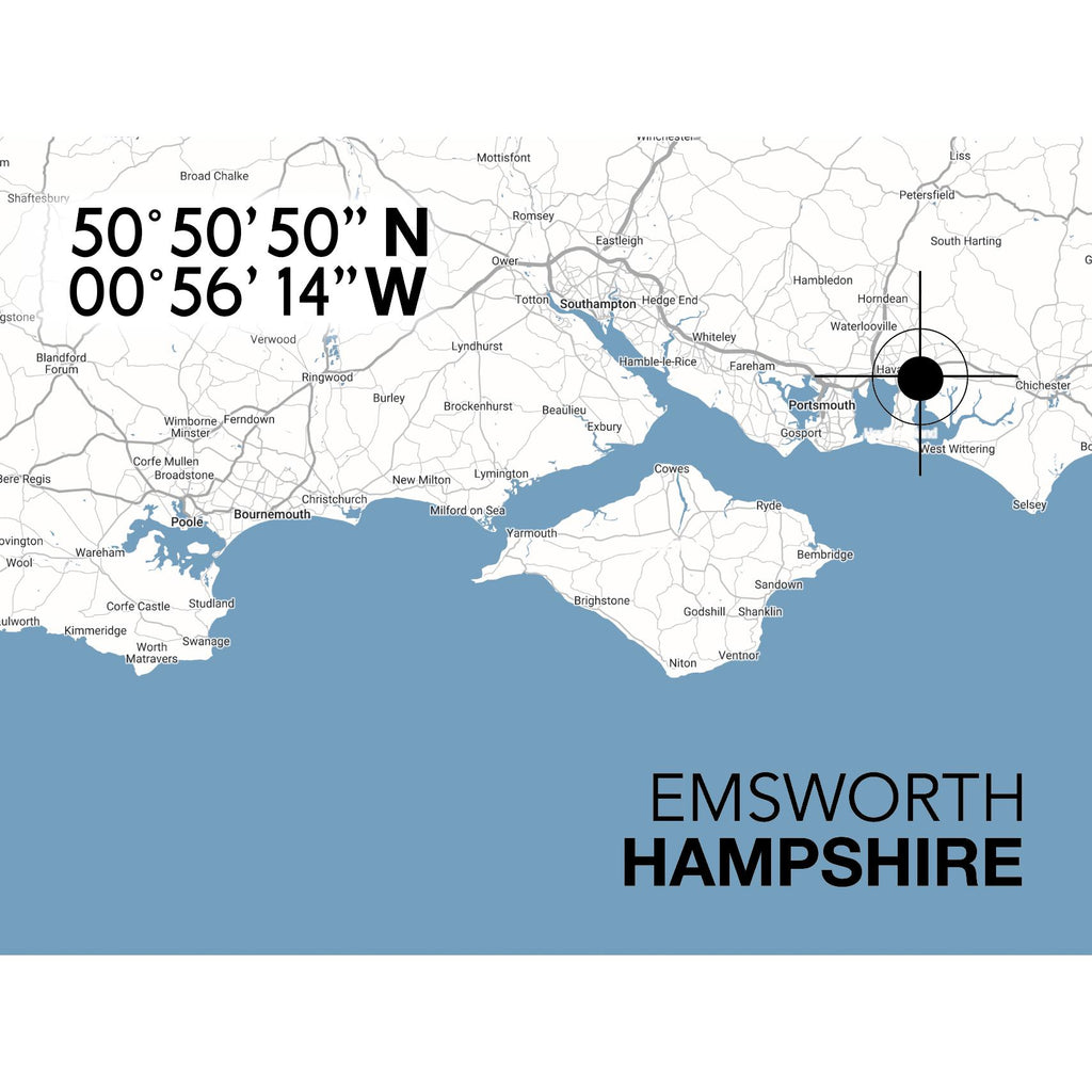 Emsworth Landmark Map-SeaKisses