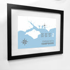 Emsworth Coastal Map Print-SeaKisses