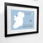 Enniscrone Coastal Map Print-SeaKisses