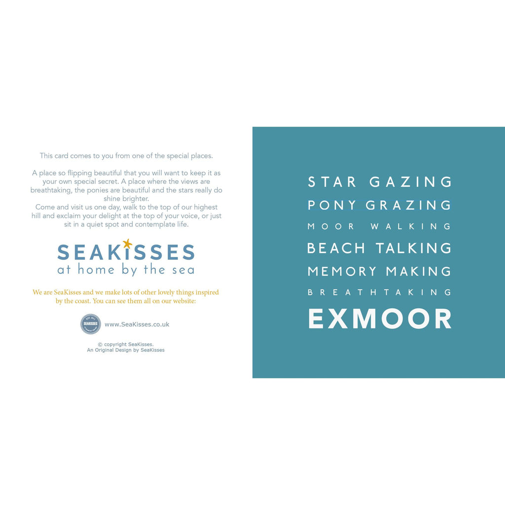 Exmoor - Greeting Card-SeaKisses