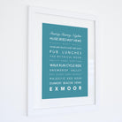 Exmoor Typographic Print-SeaKisses