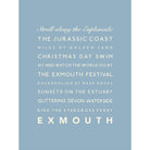 Exmouth Typographic Print-SeaKisses