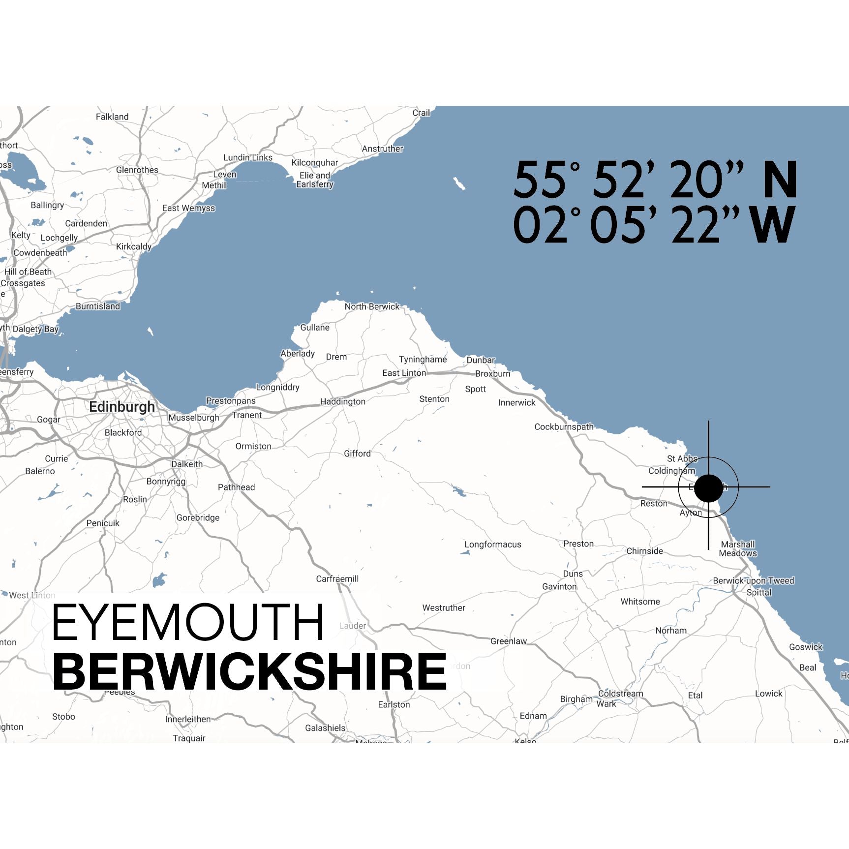 Eyemouth Landmark Map-SeaKisses