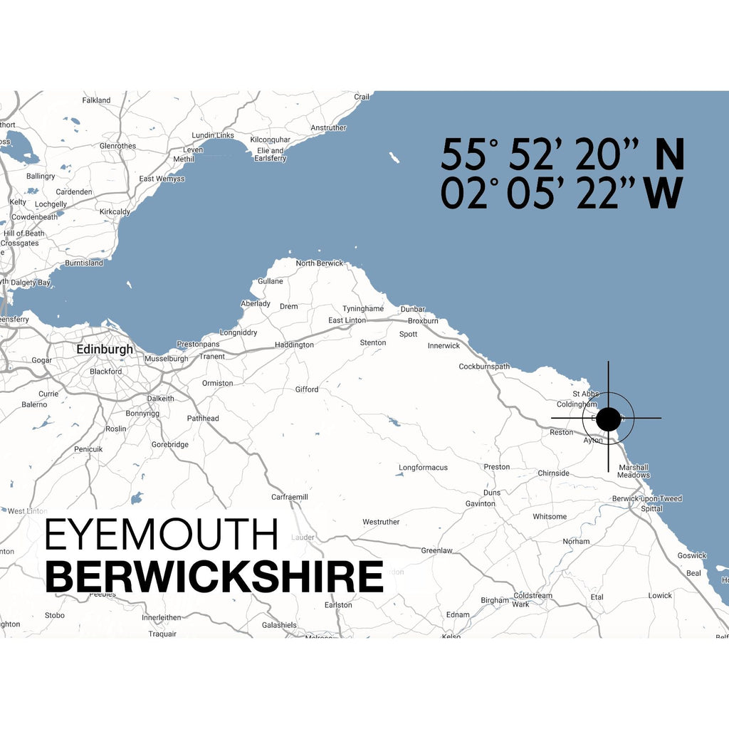 Eyemouth Landmark Map-SeaKisses