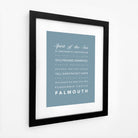 Falmouth Typographic Print-SeaKisses