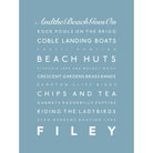 Filey Typographic Print-SeaKisses