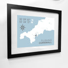 Flushing Coastal Map Print-SeaKisses