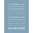 Folkestone Typographic Print-SeaKisses