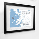 Fort Augustus Coastal Map Print-SeaKisses