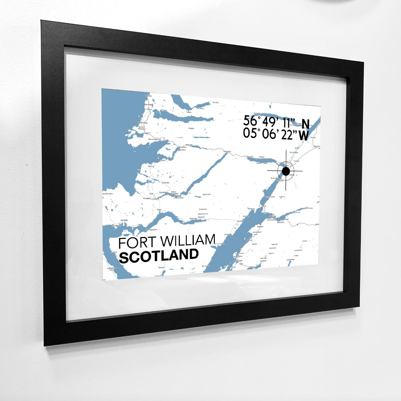 Fort William Landmark Map-SeaKisses