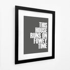 Fowey Time Typographic Print-SeaKisses