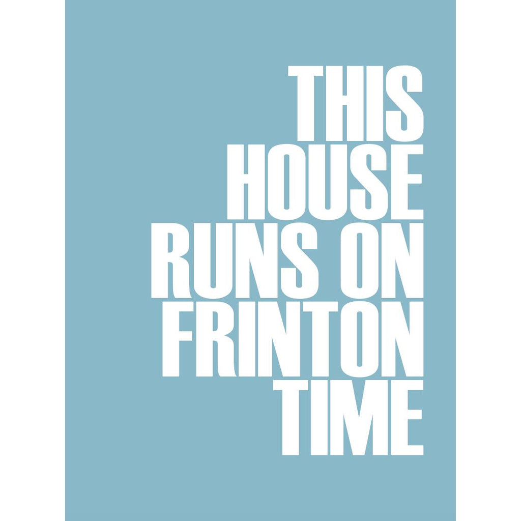 Frinton-on-Sea Time Typographic Travel Print- Coastal Wall Art /Poster-SeaKisses