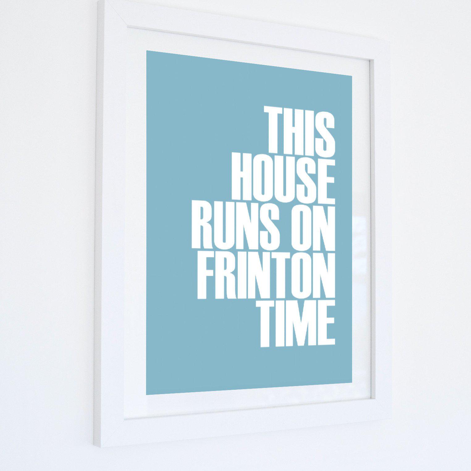 Frinton-on-Sea Time Typographic Print-SeaKisses