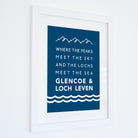 Glencoe and Loch Leven Typographic Print-SeaKisses