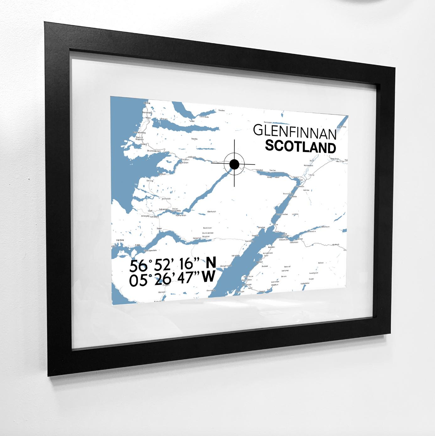 Glenfinnan Landmark Map-SeaKisses