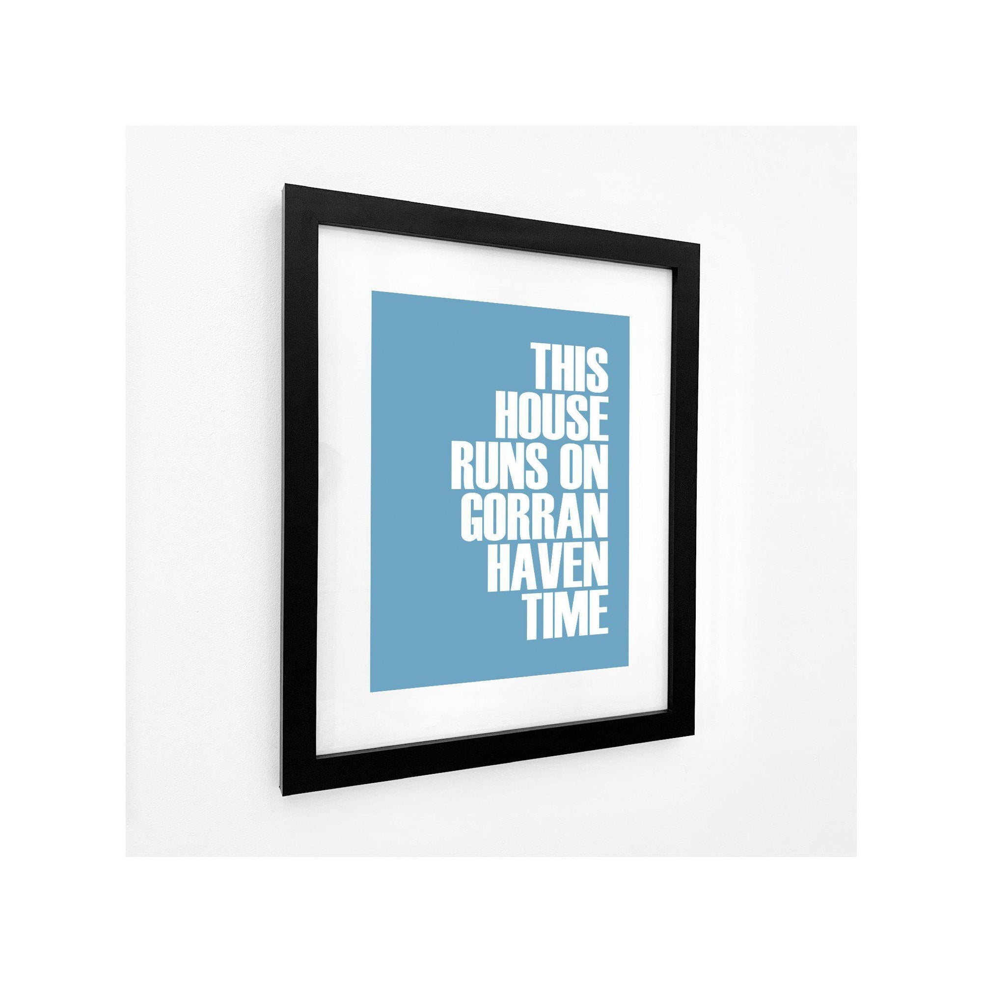 Gorran Haven Time Typographic Print-SeaKisses