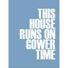 Gower Time Typographic Print-SeaKisses