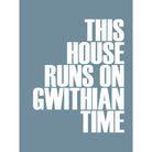 Gwithian Time Typographic Print-SeaKisses