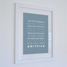 Gwithian Typographic Print-SeaKisses