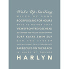 Harlyn Bay Typographic Print-SeaKisses