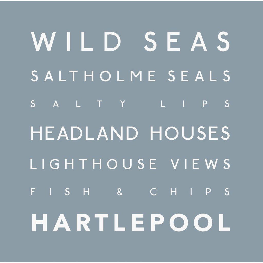Hartlepool - Greeting Card-SeaKisses
