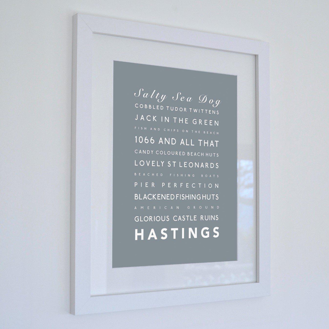 Hastings Typographic Print-SeaKisses