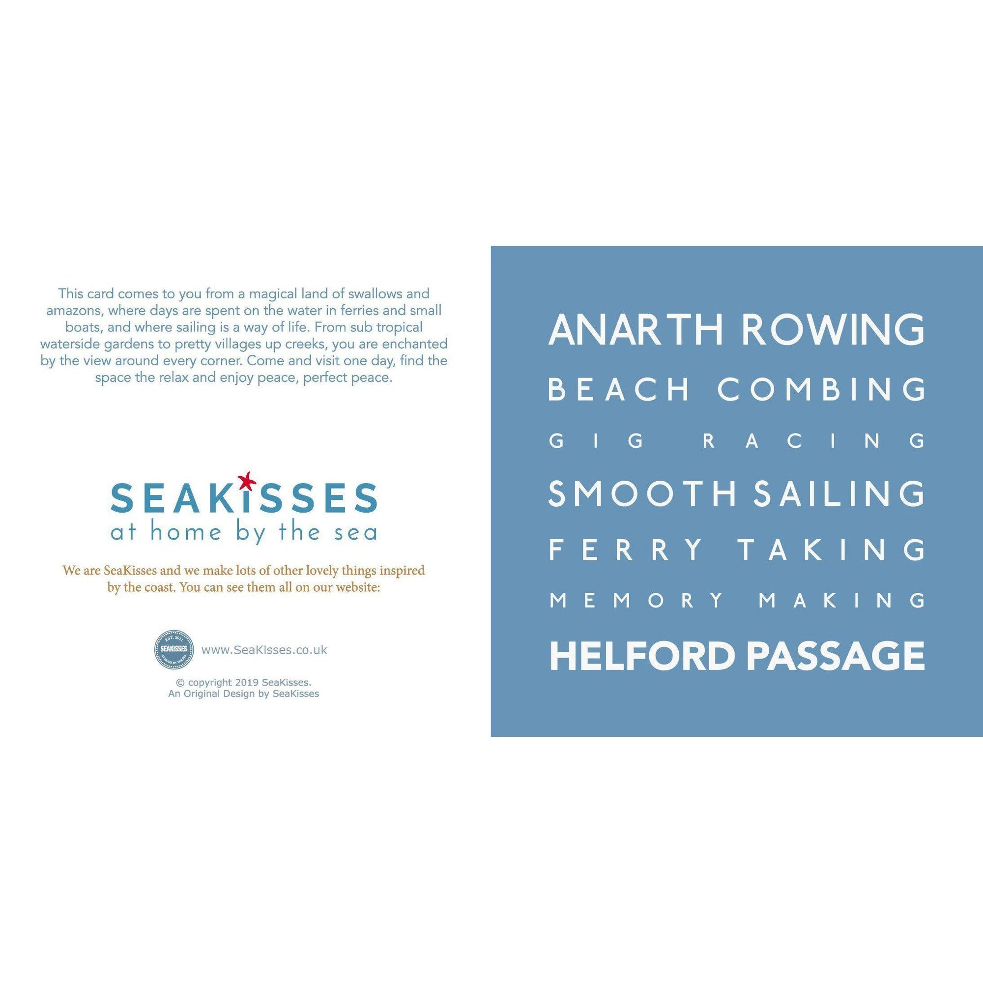 Helford Passage - Greeting Card-SeaKisses