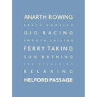 Helford Typographic Print-SeaKisses