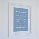 Helford Typographic Print-SeaKisses