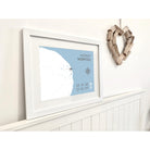 Hemsby Coastal Map Print-SeaKisses