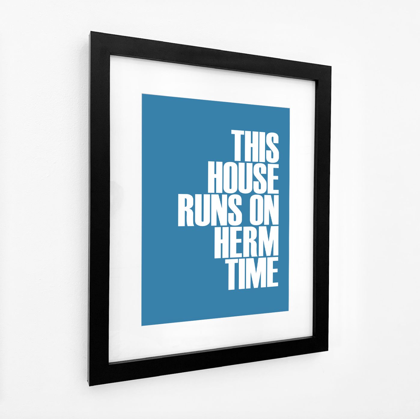 Herm Time Typographic Print-SeaKisses