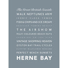 Herne Bay Typographic Print-SeaKisses