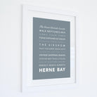 Herne Bay Typographic Print-SeaKisses