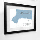 Holt Coastal Map Print-SeaKisses