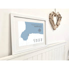 Hunstanton Coastal Map Print-SeaKisses