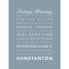 Hunstanton Typographic Print-SeaKisses